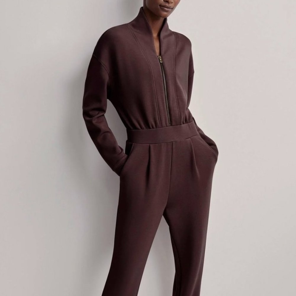 Talia JumpSuit in Coffee Bean